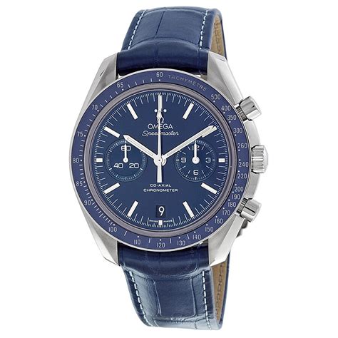 omega blue dial watch|omega speedmaster moonwatch blue.